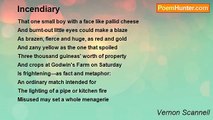 Vernon Scannell - Incendiary