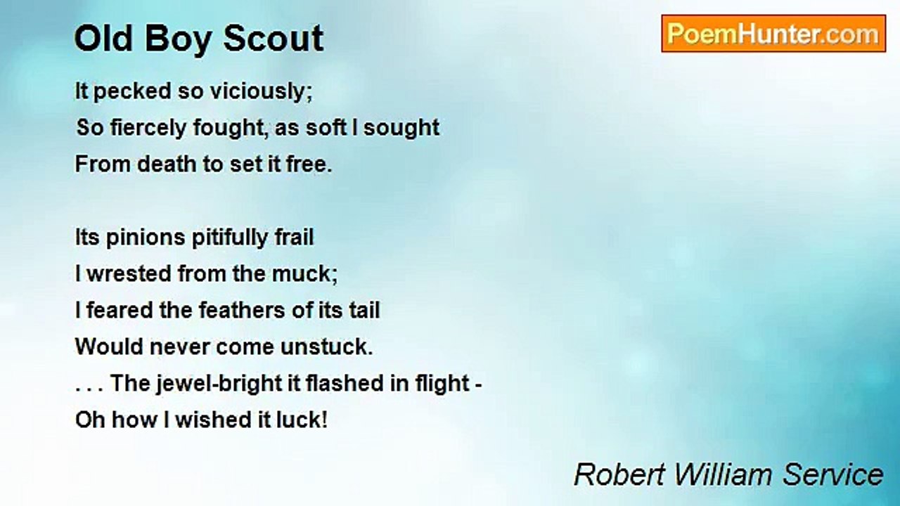 Robert William Service - Old Boy Scout