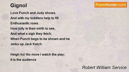 Robert William Service - Gignol