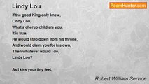 Robert William Service - Lindy Lou