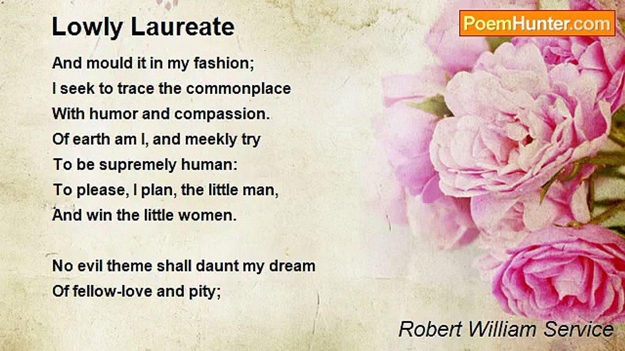 Robert William Service - Lowly Laureate