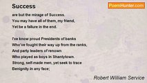 Robert William Service - Success