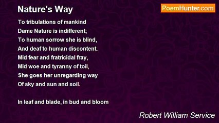 Robert William Service - Nature's Way
