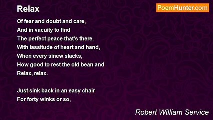 Robert William Service - Relax