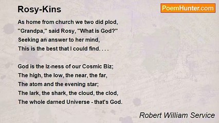 Robert William Service - Rosy-Kins