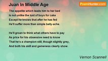 Vernon Scannell - Juan In Middle Age