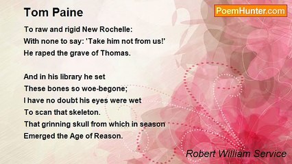 Robert William Service - Tom Paine