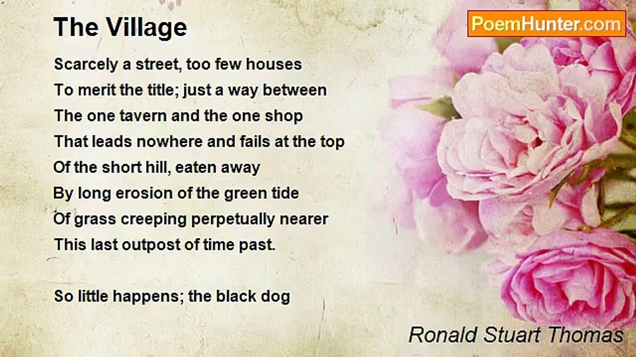 Ronald Stuart Thomas - The Village
