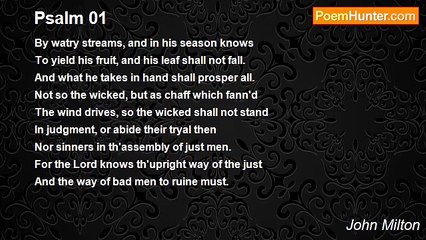 John Milton - Psalm 01