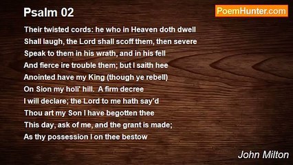 John Milton - Psalm 02