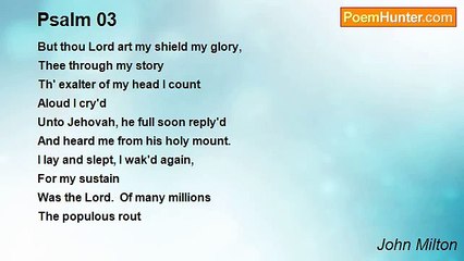 John Milton - Psalm 03