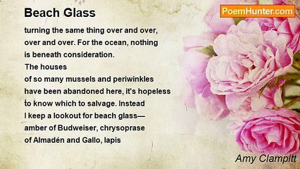 Amy Clampitt - Beach Glass