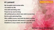 William Henry Drummond - A Lament