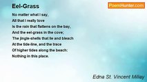 Edna St. Vincent Millay - Eel-Grass