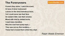 Ralph Waldo Emerson - The Forerunners