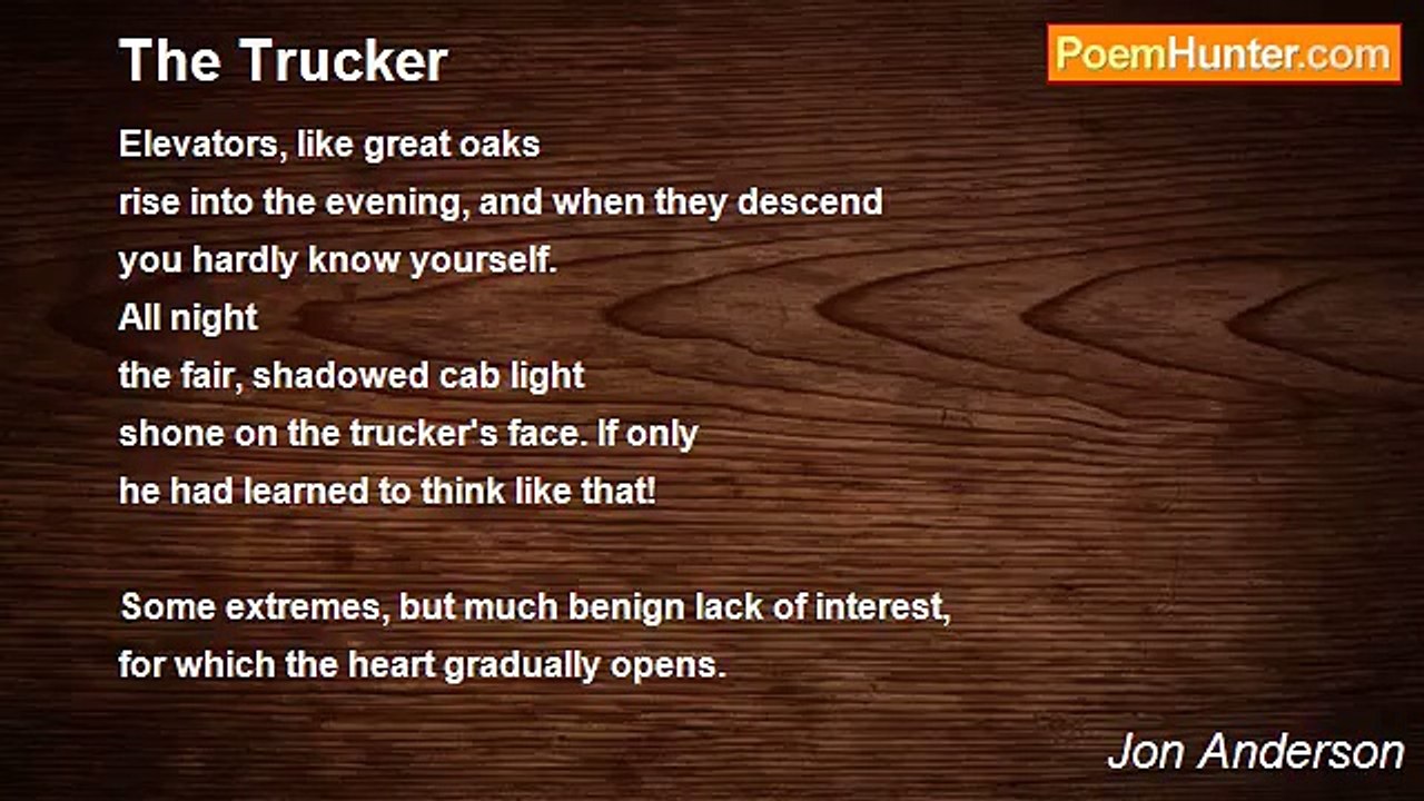 Jon Anderson - The Trucker