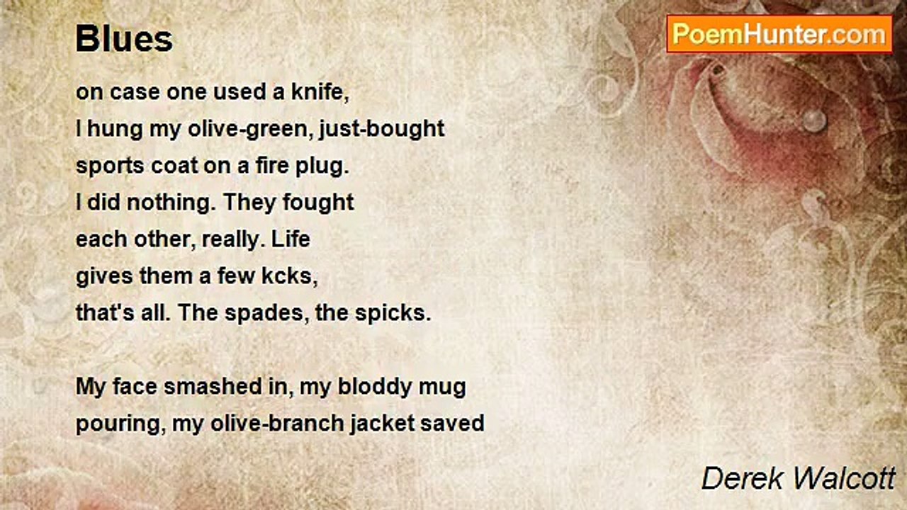 Derek Walcott - Blues