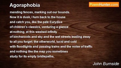 John Burnside - Agoraphobia
