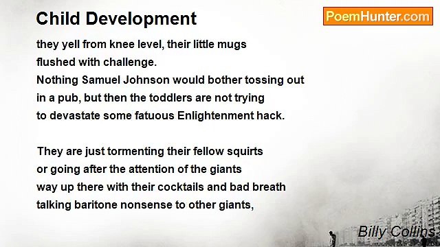 Billy Collins - Child Development