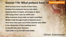 William Shakespeare - Sonnet 119: What potions have I drunk of Siren tears