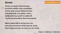 Gaius Valerius Catullus - Sirmio