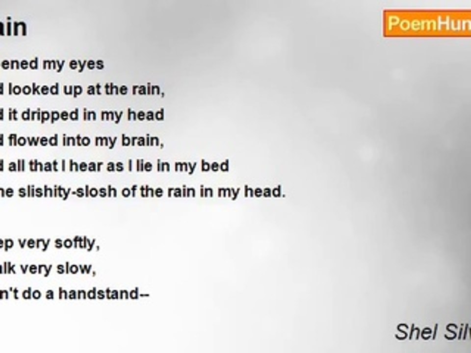 Shel Silverstein - Rain