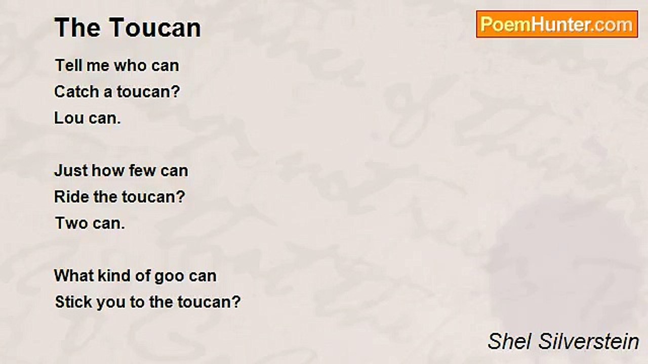 Shel Silverstein - The Toucan