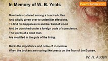 W. H. Auden - In Memory of W. B. Yeats