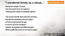William Wordsworth - 'I wandered lonely as a cloud...'