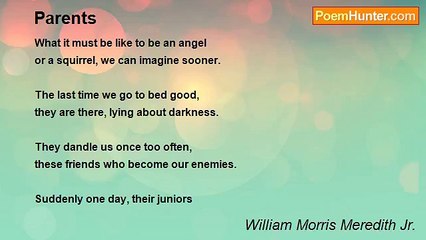 William Morris Meredith Jr. - Parents