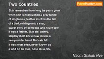 Naomi Shihab Nye - Two Countries