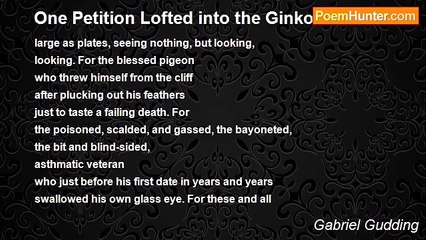 Gabriel Gudding's 'One Petition Lofted into the Ginkos' – A Raw, Vivid Poetic Journey ✨