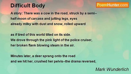 Mark Wunderlich - Difficult Body