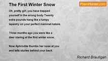 Richard Brautigan - The First Winter Snow