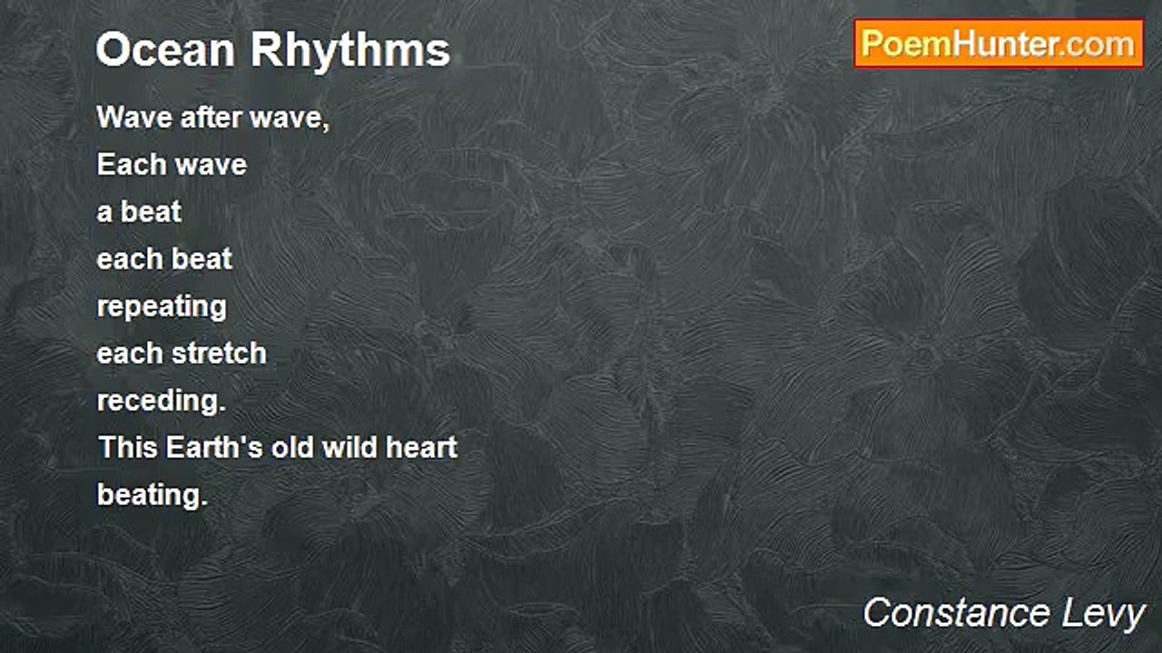 Constance Levy - Ocean Rhythms