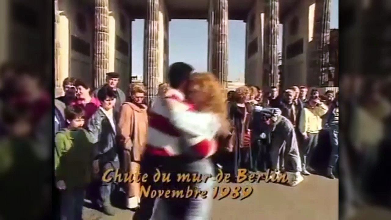 La lamabada lors de la chute du Mur de Berlin