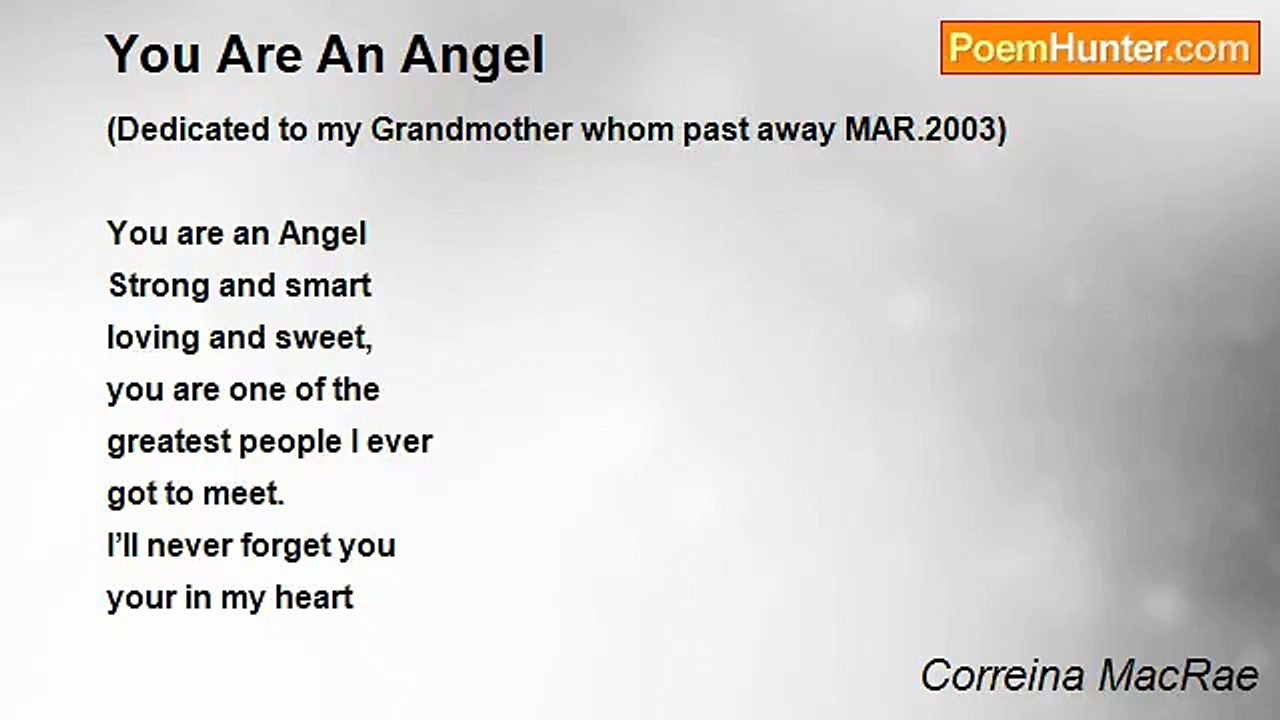 Correina MacRae - You Are An Angel