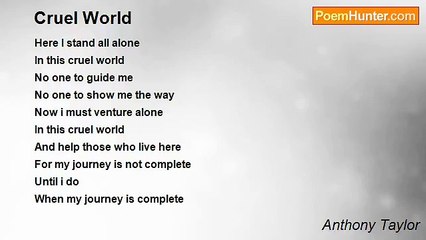 Anthony Taylor - Cruel World