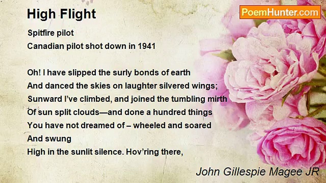 John Gillespie Magee JR - High Flight