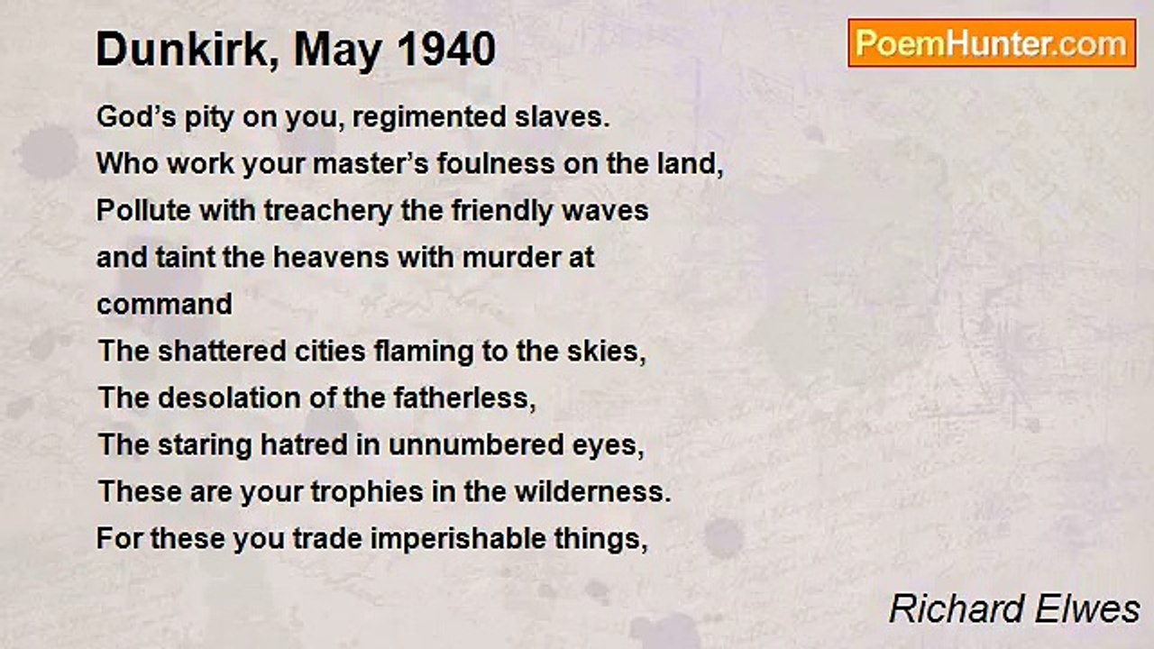 Richard Elwes - Dunkirk, May 1940