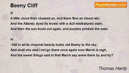 Thomas Hardy - Beeny Cliff