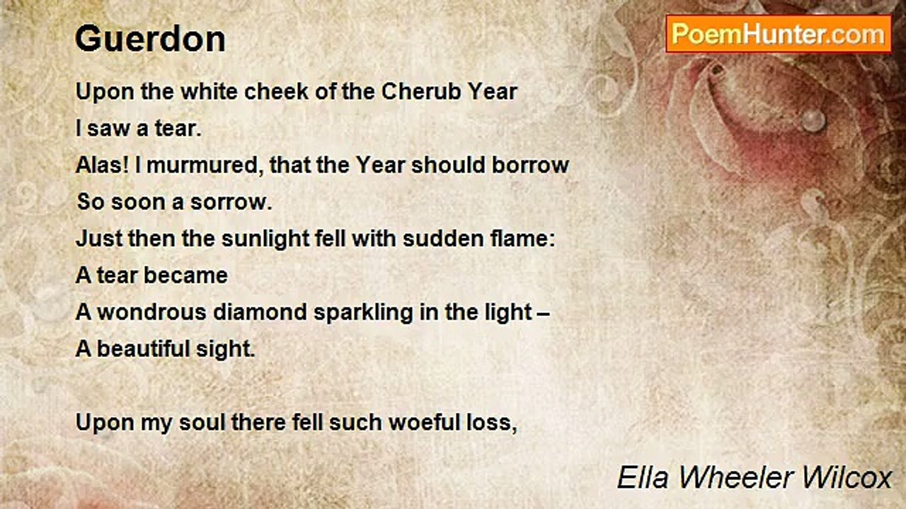 Ella Wheeler Wilcox - Guerdon