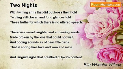 Ella Wheeler Wilcox - Two Nights