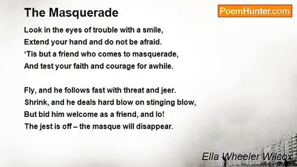 Ella Wheeler Wilcox - The Masquerade