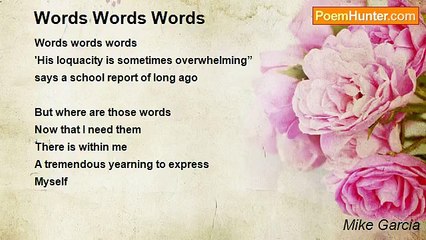 Mike Garcia: Words, Words, Words 📝