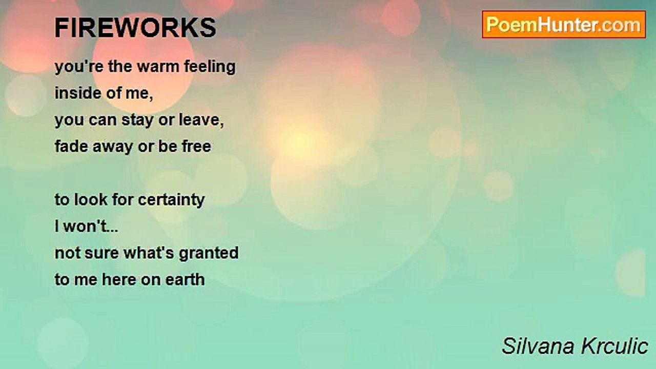 Silvana Krculic - FIREWORKS
