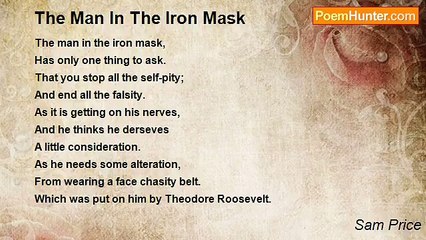 Sam Price - The Man In The Iron Mask