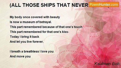 Kaufman Bob - (ALL THOSE SHIPS THAT NEVER SAILED)