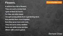 Bernard Shaw - Flowers.