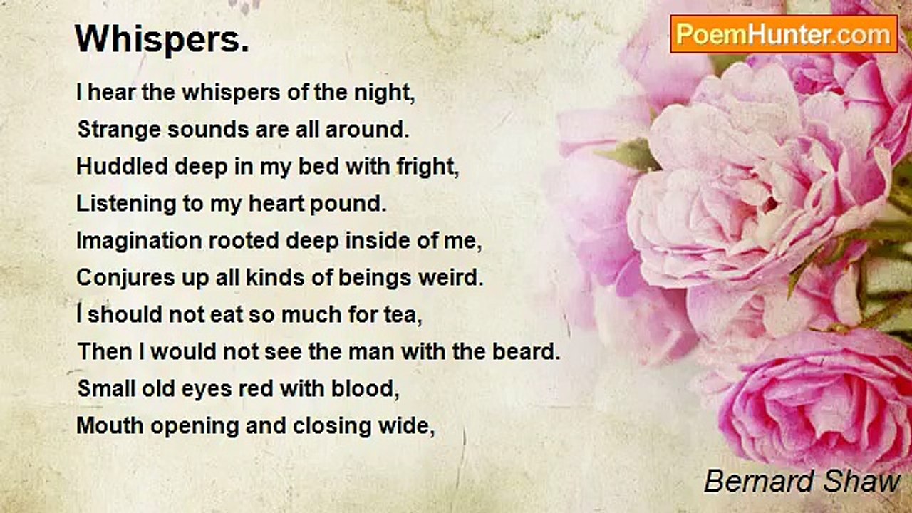 Bernard Shaw - Whispers.